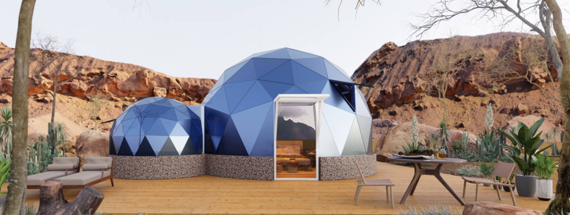 舞阳县球形智能光伏玻璃星空房